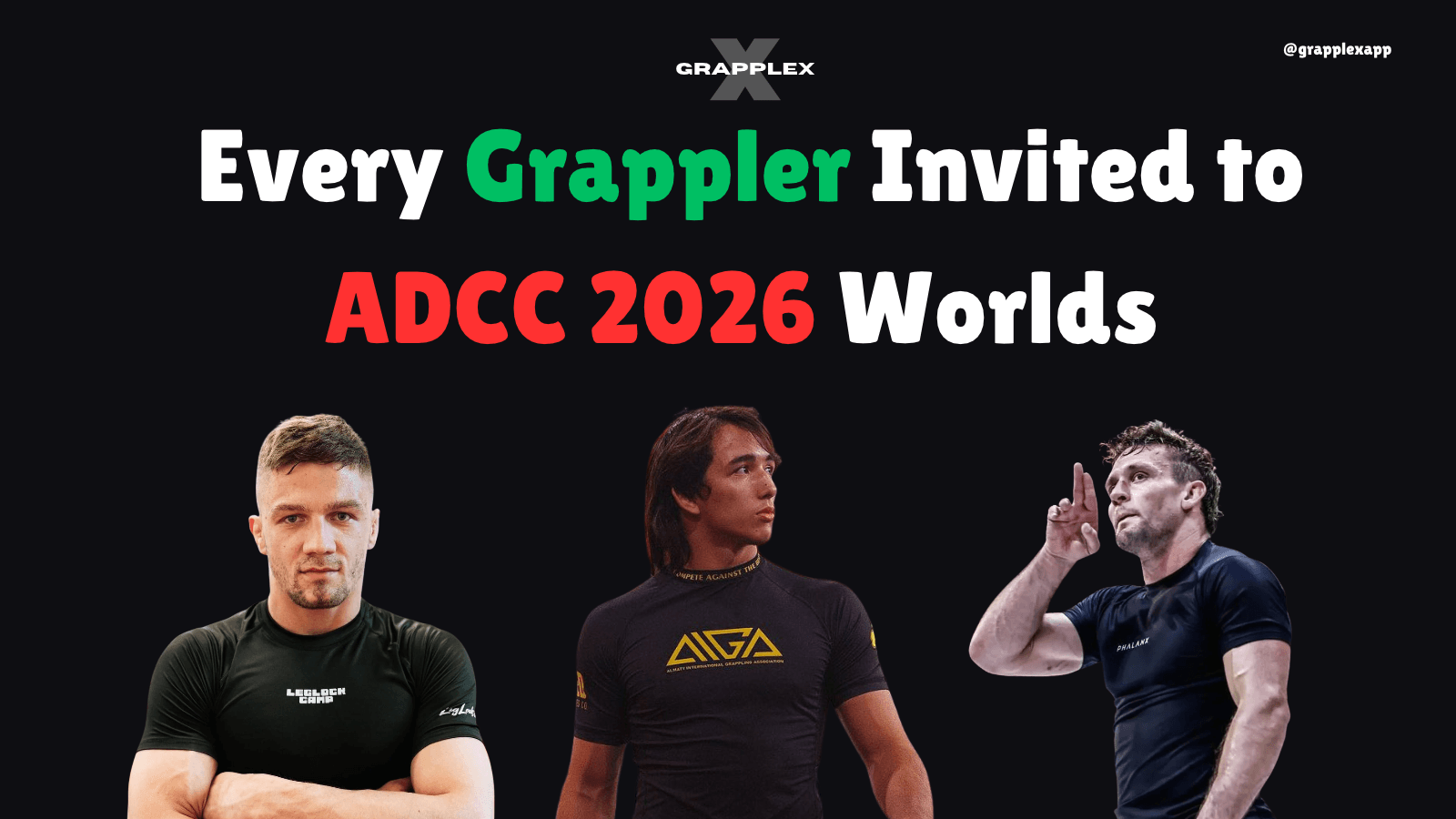 Every Athlete Invited to ADCC 2026